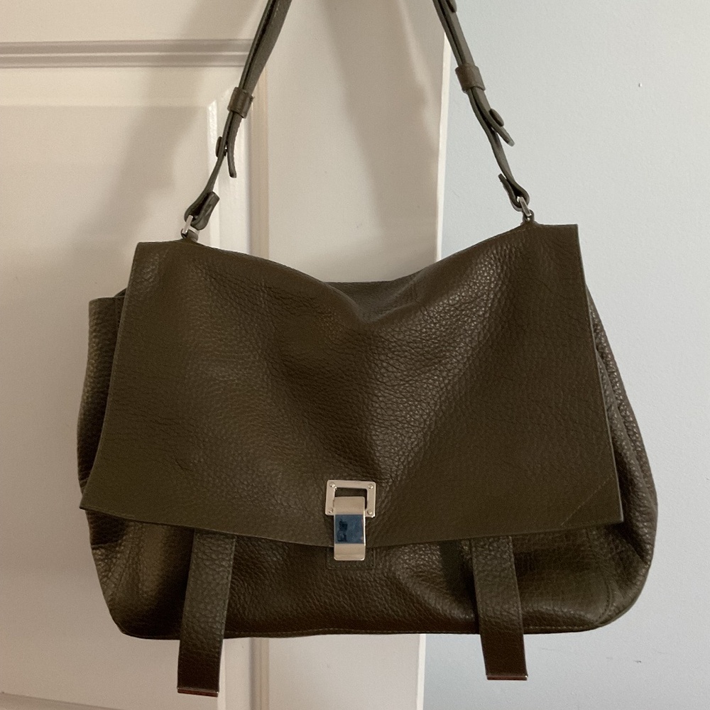 Proenza Schouler Courier Leather Shoulder Bag
